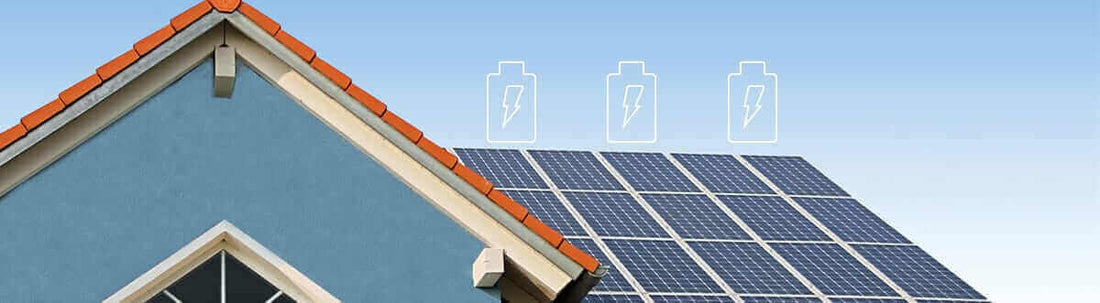How to figure out if home batteries are right for your home with solar panels on a house roof.
