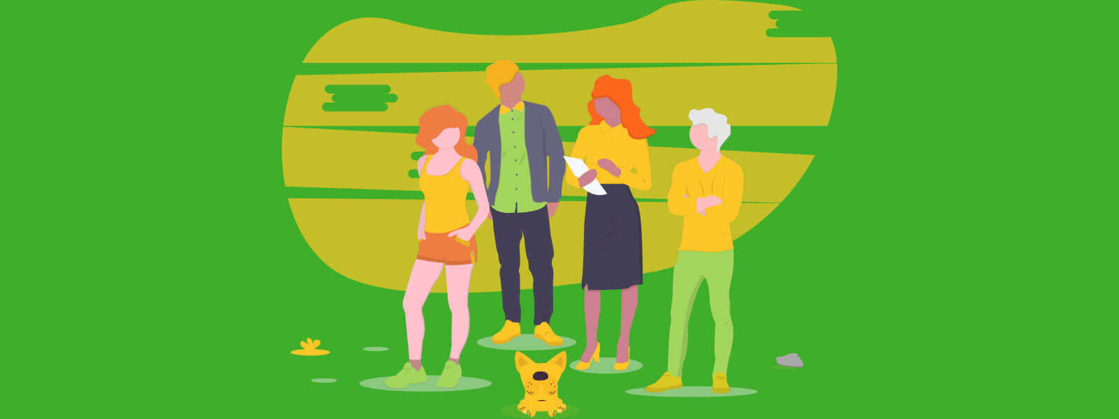 What you can do to protect solar in California with diverse group of people and a dog, promoting solar energy awareness.