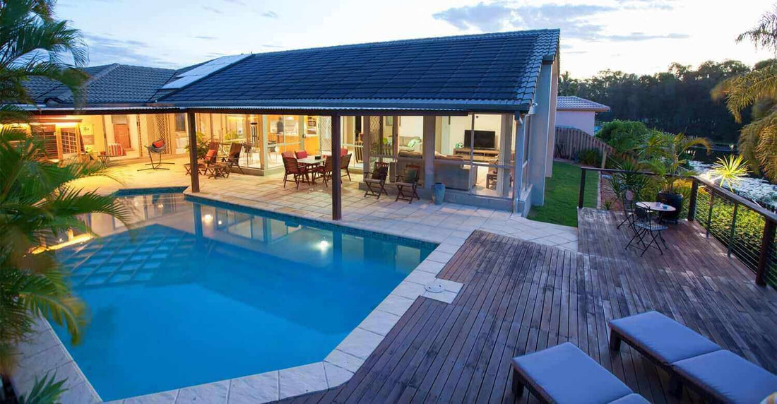 Average American household could save $2,500 a year by going solar with a solar panel home and pool.