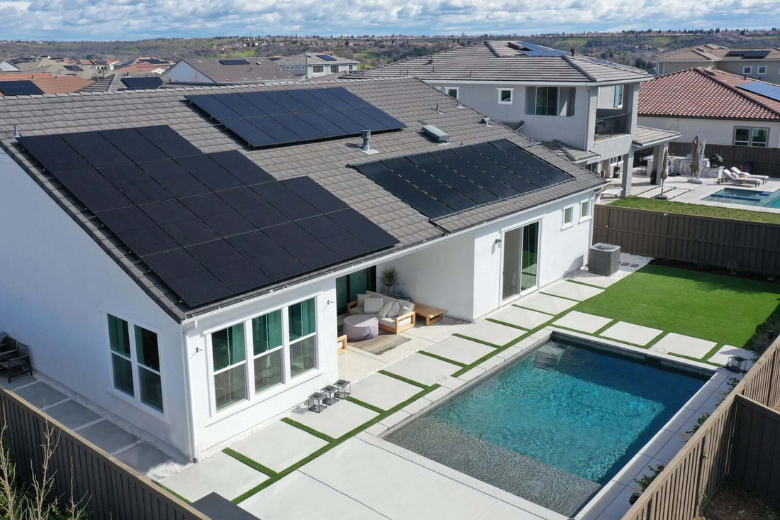 Why Solar Panels Are the Smartest Home Upgrade You Haven’t Done Yet on a modern house with a pool.